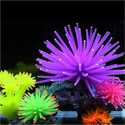 Aquarium Articles Decoration TPR Simulation Sea Urchin Ball Coral with Point, Size: S, Diameter: 7cm(Pink)