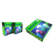 Aquarium Articles Decoration Silicone Simulation Fluorescent Sucker Jellyfish, Size: 5*17cm(Pink)