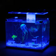 Aquarium Articles Decoration Silicone Simulation Fluorescent Sucker Jellyfish, Size: 8*20cm(Purple)