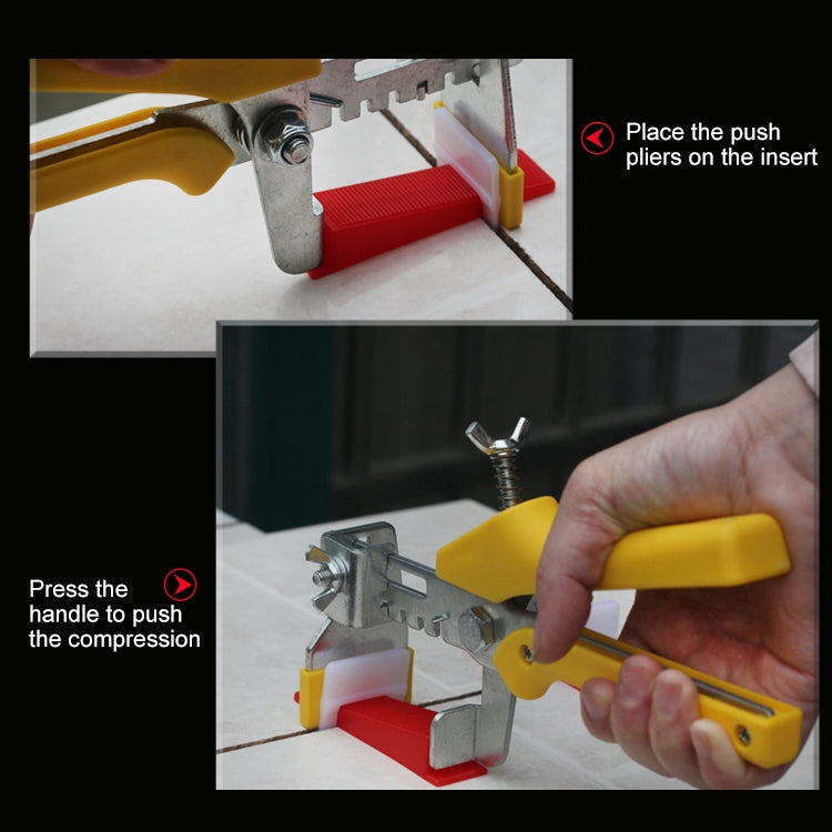 100 PCS Tile Floor Locator Insert Tile Leveler Wedge Leveling Machine for Plate Flattening System Aid Tool OG6480