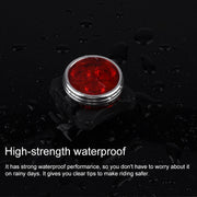 COB Lamp Bead 160LM USB Charging Four-speed Water-resistant Bicycle Headlight / Taillight Set,  Red Blue Light Dimming 650MA