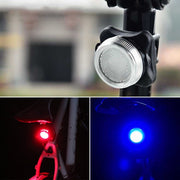 COB Lamp Bead 160LM USB Charging Four-speed Water-resistant Bicycle Headlight / Taillight Set,  Red Blue Light Dimming 650MA