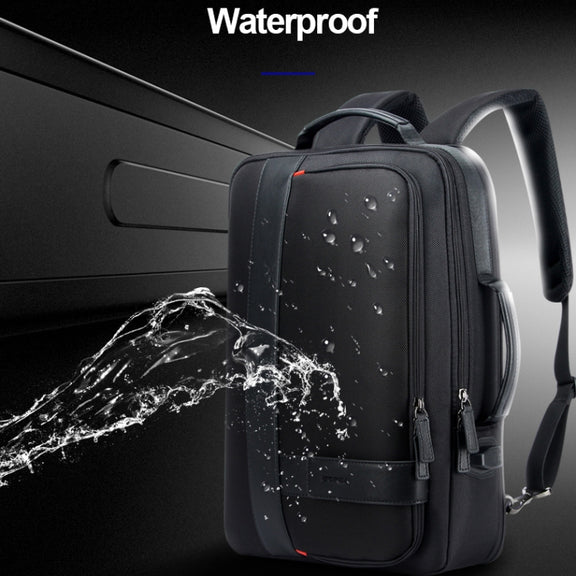 Bopai 751-006561 Large Capacity Business Casual Breathable Laptop Backpack with External USB Interface, Size: 29 x 16 x 44cm(Black)