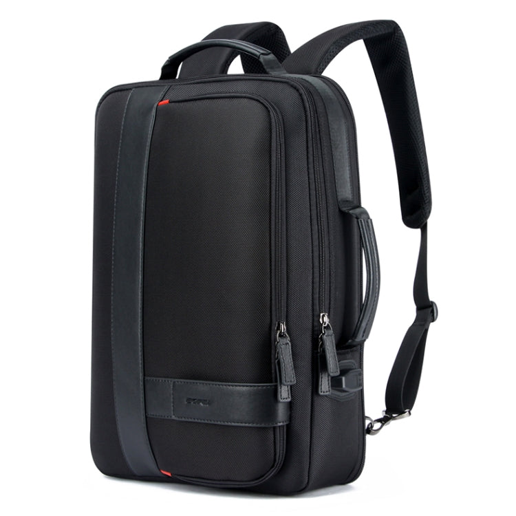 Bopai 751-006561 Large Capacity Business Casual Breathable Laptop Backpack with External USB Interface, Size: 29 x 16 x 44cm(Black)