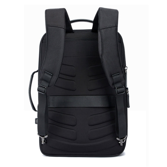 Bopai 751-006561 Large Capacity Business Casual Breathable Laptop Backpack with External USB Interface, Size: 29 x 16 x 44cm(Black)