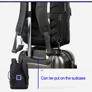 Bopai 751-006561 Large Capacity Business Casual Breathable Laptop Backpack with External USB Interface, Size: 29 x 16 x 44cm(Black)