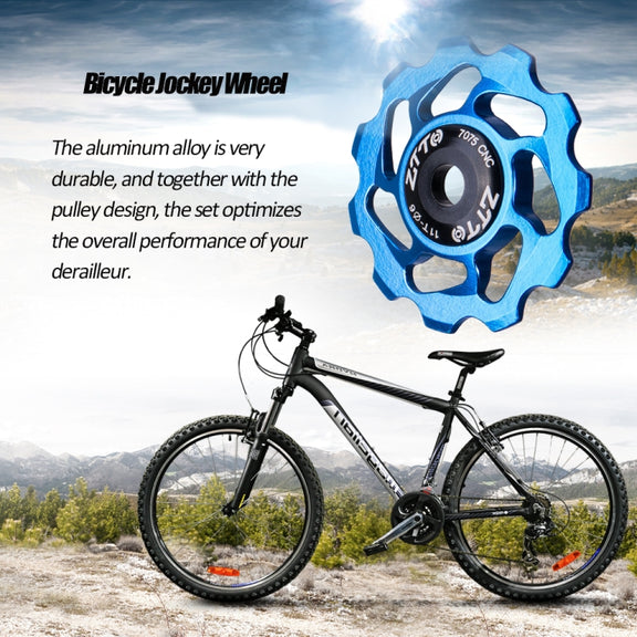 ZTTO 11T 4/5/6 MM Bicycle Derailleur Ceramic Bearing Bicycle Accessories (Blue)