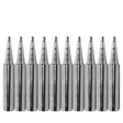 10 PCS 900M-T-1.6D Middle D Type Lead-free Electric Welding Soldering Iron Tips - Soldering Iron Tip by PMC TechLife | Online Shopping South Africa | PMC TechLife | Buy Now Pay Later Mobicred