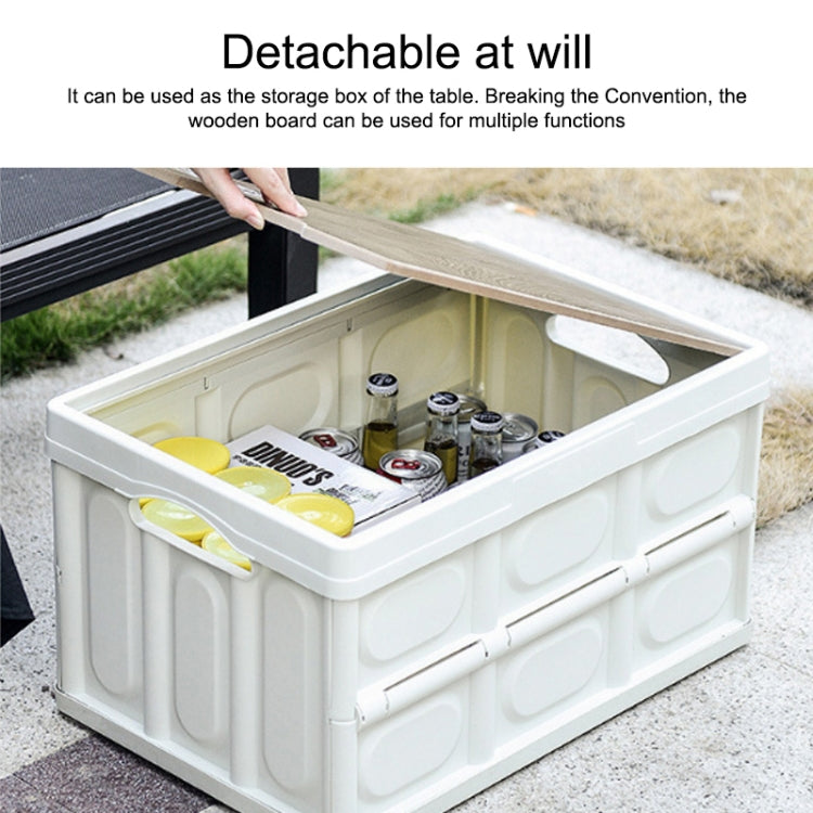 AOTU AT6916 30L Outdoor Multi-function Folding Car Storage Box(Black)
