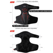 MOTOLSG 2 in 1 Knee Pads Motorcycle Bicycle Riding Warm Fleece Soft Protective Gear (Black White)