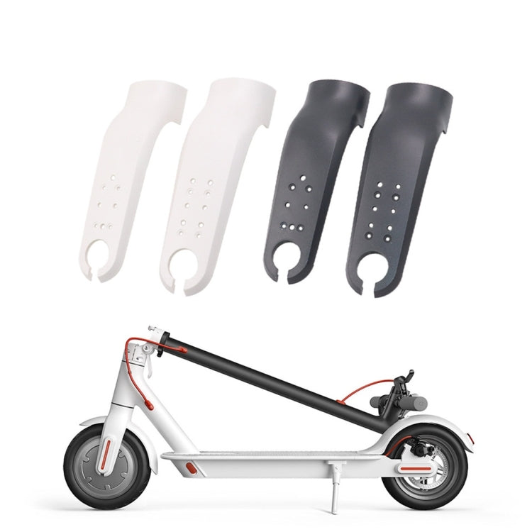 For Xiaomi M365 Electric Scooter Front Fork Left Right Plastic Replacement Parts(Black)