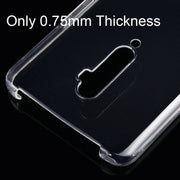 0.75mm Ultrathin Transparent TPU Soft Protective Case for OPPO Reno 10x Zoom
