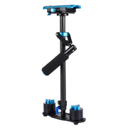 PULUZ 38.5-61cm Carbon Fibre Handheld Stabilizer for DSLR & DV Digital Video & Cameras, Load Range: 0.5-3kg(Blue)