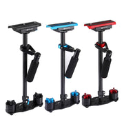 PULUZ 38.5-61cm Carbon Fibre Handheld Stabilizer for DSLR & DV Digital Video & Cameras, Load Range: 0.5-3kg(Blue)