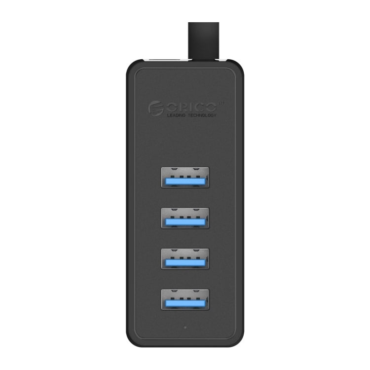 ORICO W5P-U3-100 4-Port USB 3.0 Desktop HUB with 100cm Micro USB Cable Power Supply(Black)