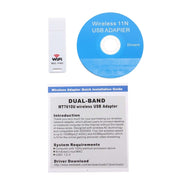 2.4GHz / 5GHz Dual-Band Support 802.11ac USB WiFi Wireless Adapter