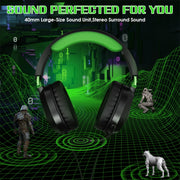 KOTION EACH G3100 Stereo Bass Gaming Headset with Omni-directional Mic,Cable Length: 1.7m(Black+Green)