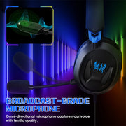KOTION EACH G3100 Stereo Bass Gaming Headset with Omni-directional Mic,Cable Length: 1.7m(Black+Blue)