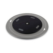 AP-5M iMac Computer Monitor Aluminum Alloy Base 360 Degree Rotatable Chassis Support Holder (Silver)
