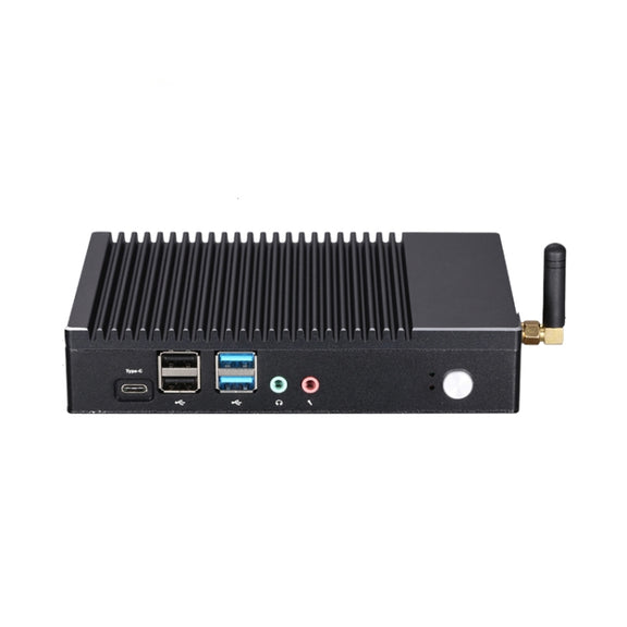 K1 Windows 10 and Linux System Mini PC without RAM and SSD, AMD A6-1450 Quad-core 4 Threads 1.0-1.4GHz, US Plug