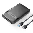 ORICO 2577U3-V1 Grid Texture Design 2.5 inch USB3.0 Micro-B Hard Drive Enclosure Box(Black) - HDD Enclosure by ORICO | Online Shopping South Africa | PMC TechLife | Buy Now Pay Later Mobicred