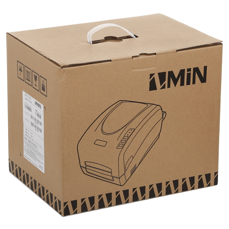 X1 Convenient USB Port Thermal Automatic Calibration Barcode Printer Supermarket, Tea Shop, Restaurant, Max Supported Thermal Paper Size: 57*30mm(Black)