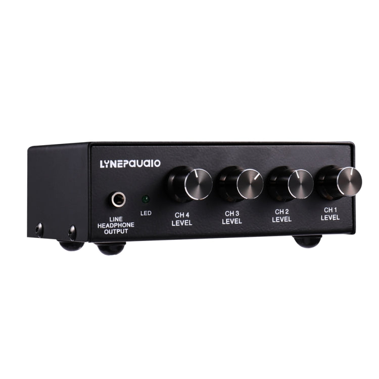 LINEPAUDIO B895 Five-channel Stereo Microphone Mixer with Earphone Monitoring(Black)