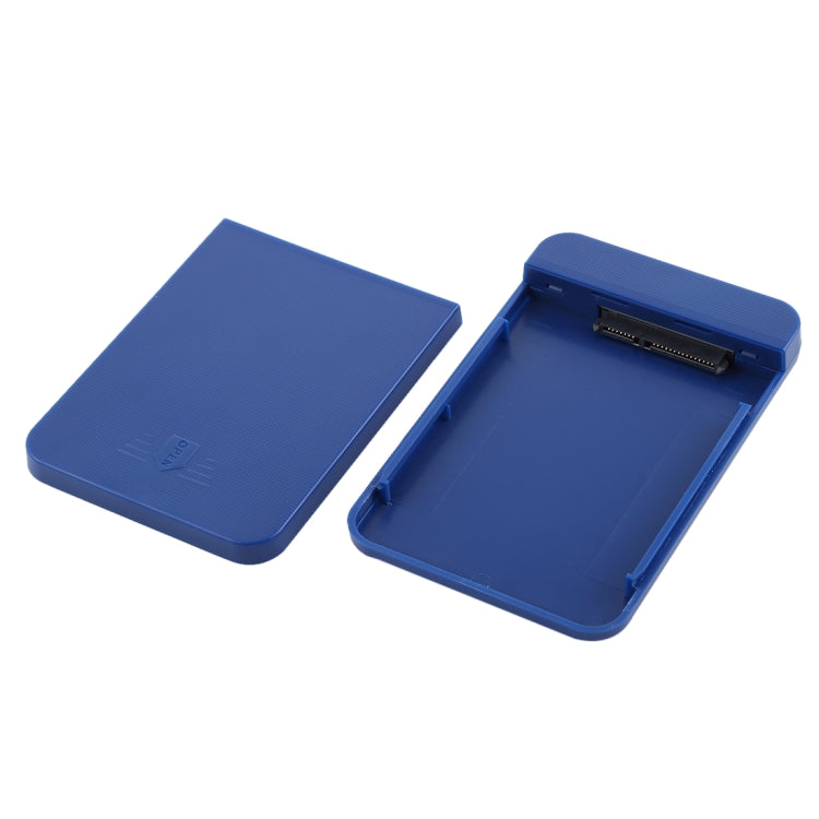 2.5 inch HDD Enclosure 6Gbps SATA 3.0 to USB 3.0 Hard Disk Drive Box External Case(Blue)