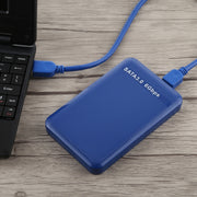 2.5 inch HDD Enclosure 6Gbps SATA 3.0 to USB 3.0 Hard Disk Drive Box External Case(Blue)