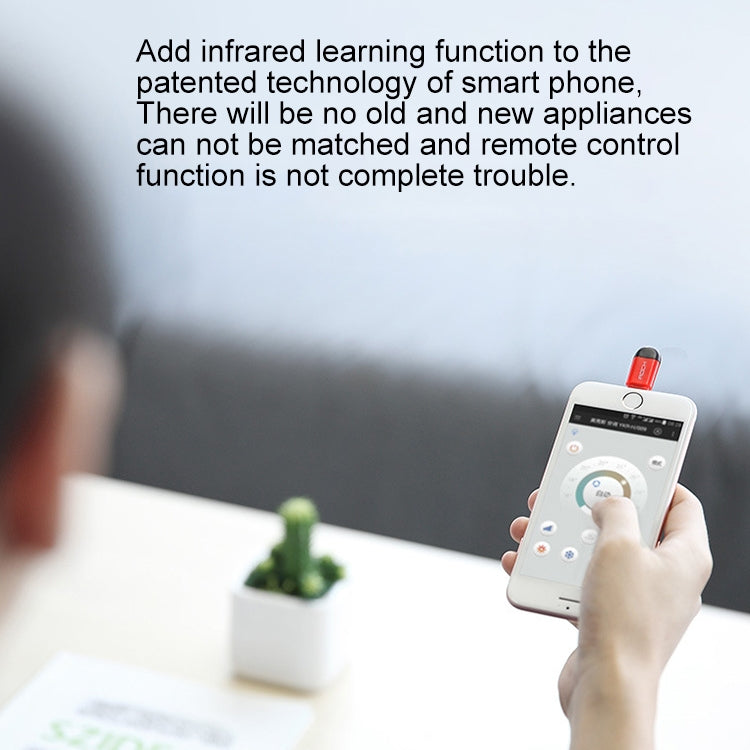 Easy to Control 3 Generation Mobile Phone Wireless Smart Remote Control for Apple universal mobile cloud remote control (Red)