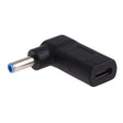 USB-C / Type-C Female to 4.5 x 3.0mm Male Plug Elbow Adapter Connector (Blue) - Universal Power Adapter by PMC TechLife | Online Shopping South Africa | PMC TechLife | Buy Now Pay Later Mobicred