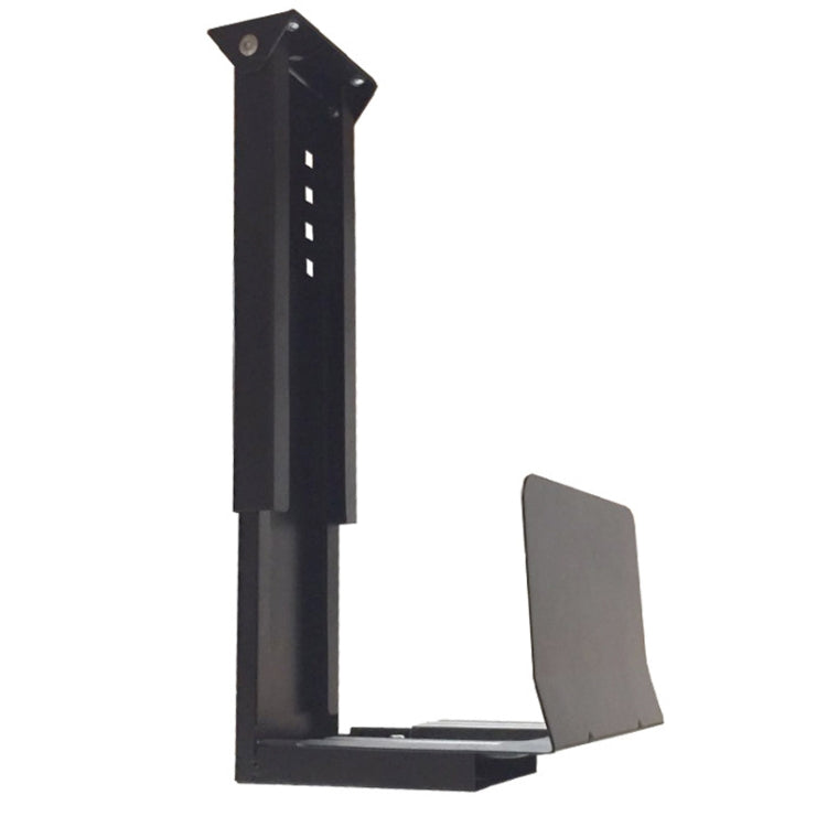 Universal PC Case Holder CPU Stand Hanging Adjustable Computer Mainframe Host Bracket, 300-500mm Height Adjustable, 145-235mm Width Adjustable(Black)