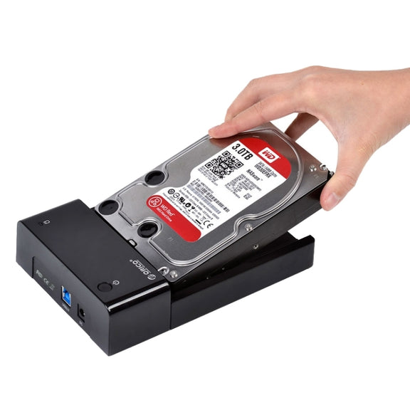 ORICO 6518US3 USB 3.0 Type-B 2.5 / 3.5 inch Tool Free HDD Docking Station External Storage Enclosure Hard Disk Box(Black)