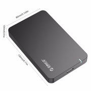ORICO 2569S3 USB3.0 Micro-B External Hard Disk Box Storage Case for 9.5mm 2.5 inch SATA HDD / SSD(Black)