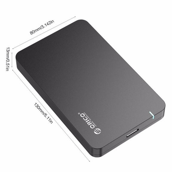 ORICO 2569S3 USB3.0 Micro-B External Hard Disk Box Storage Case for 9.5mm 2.5 inch SATA HDD / SSD(Black)