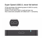 ORICO 2569S3 USB3.0 Micro-B External Hard Disk Box Storage Case for 9.5mm 2.5 inch SATA HDD / SSD(Black)