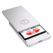 ORICO 2569S3 USB3.0 Micro-B External Hard Disk Box Storage Case for 9.5mm 2.5 inch SATA HDD / SSD(Silver)