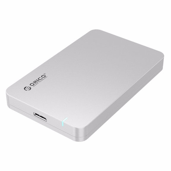 ORICO 2569S3 USB3.0 Micro-B External Hard Disk Box Storage Case for 9.5mm 2.5 inch SATA HDD / SSD(Silver)
