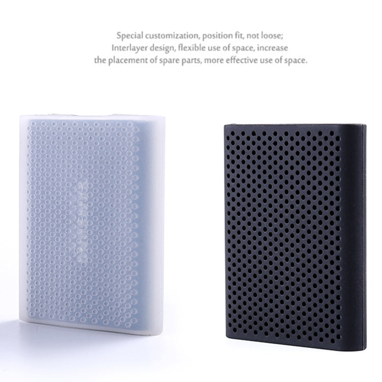 PT500 Scratch-resistant All-inclusive Portable Hard Drive Silicone Protective Case for Samsung Portable SSD T5, with Vents (Black)