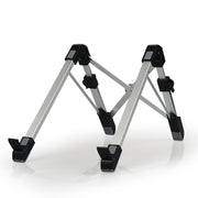 Aluminum Alloy Laptop Height Extender Holder Stand Folding Portable Computer Heat Dissipation Bracket, Size: 24.5x3.3x2.8cm(Black)