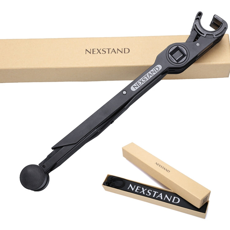Nexstand K2 Laptop Height Extender Holder Stand Folding Portable Computer Heat Dissipation Bracket, Size: 35.4x4x4cm(Black)
