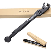Nexstand K2 Laptop Height Extender Holder Stand Folding Portable Computer Heat Dissipation Bracket, Size: 35.4x4x4cm(Black)