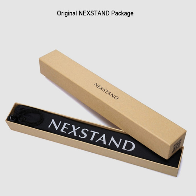 Nexstand K2 Laptop Height Extender Holder Stand Folding Portable Computer Heat Dissipation Bracket, Size: 35.4x4x4cm(Black)