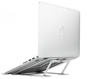 Laptop Height Extender Holder Stand Folding Portable Computer Heat Dissipation Bracket, Size: 22.3x23.5x1.3cm (Silver)