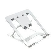 Laptop Height Extender Holder Stand Folding Portable Computer Heat Dissipation Bracket, Size: 22.3x23.5x1.3cm (Silver)