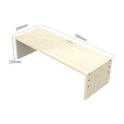 ORICO MSR-02-WD-BP Wood Grain Computer Monitor Holder, Size: 50 x 20 x 13.5cm