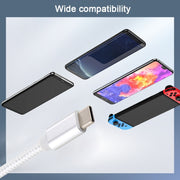 45W / 60W / 65W / 85W 5 Pin MagSafe 1 (L-Shaped) to USB-C / Type-C PD Charging Cable(White)