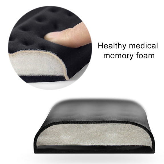 Mechanical Keyboard Wrist Rest Memory Foam Mouse Pad, Size : M (Grey)