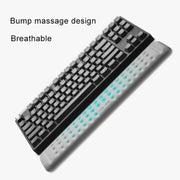 Mechanical Keyboard Wrist Rest Memory Foam Mouse Pad, Size : M (Grey)