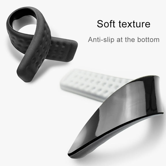Mechanical Keyboard Wrist Rest Memory Foam Mouse Pad, Size : L (Grey)